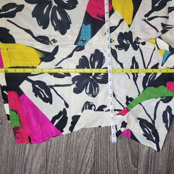 JAMS WORLD VINTAGE SIZE XLFloral Print Short Sleeve Shirt Like New - Picture 9 of 9